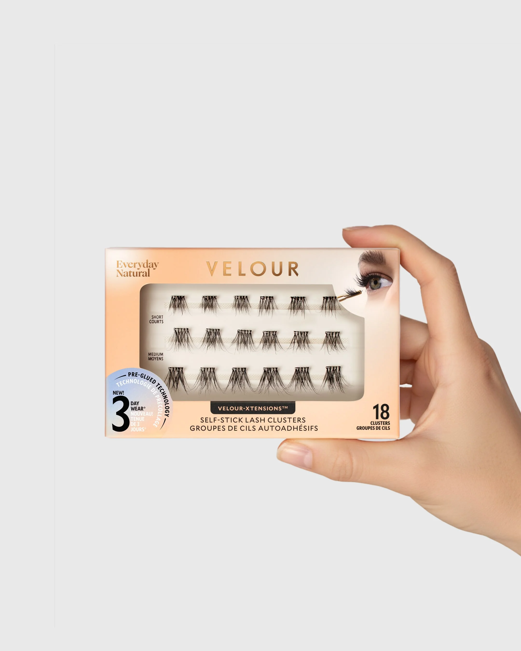 Everyday Natural Velour-Xtensions™ Self-Stick Lash Clusters - Image 9