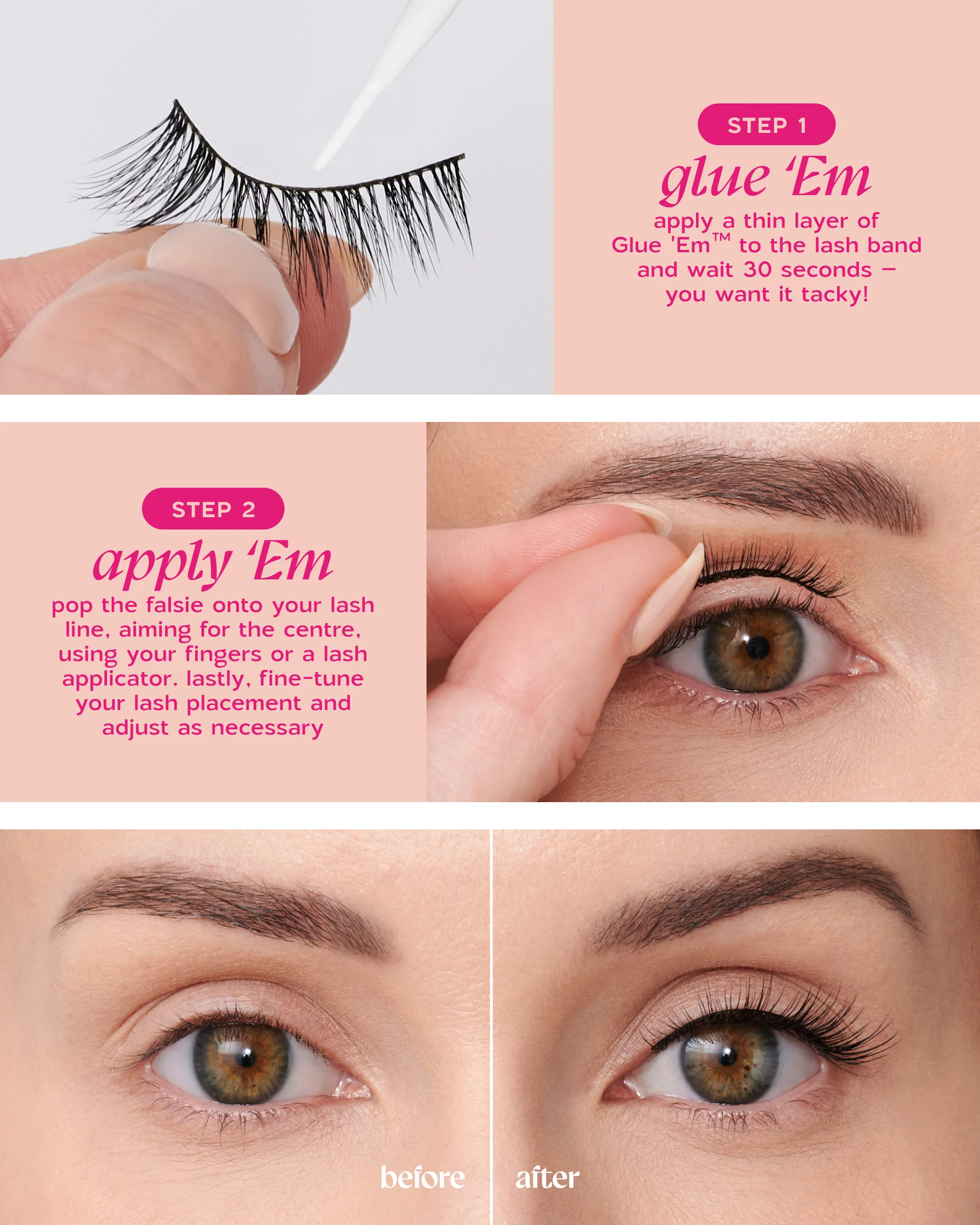 Glue 'Em™ Brush-On Lash Glue - Image 5