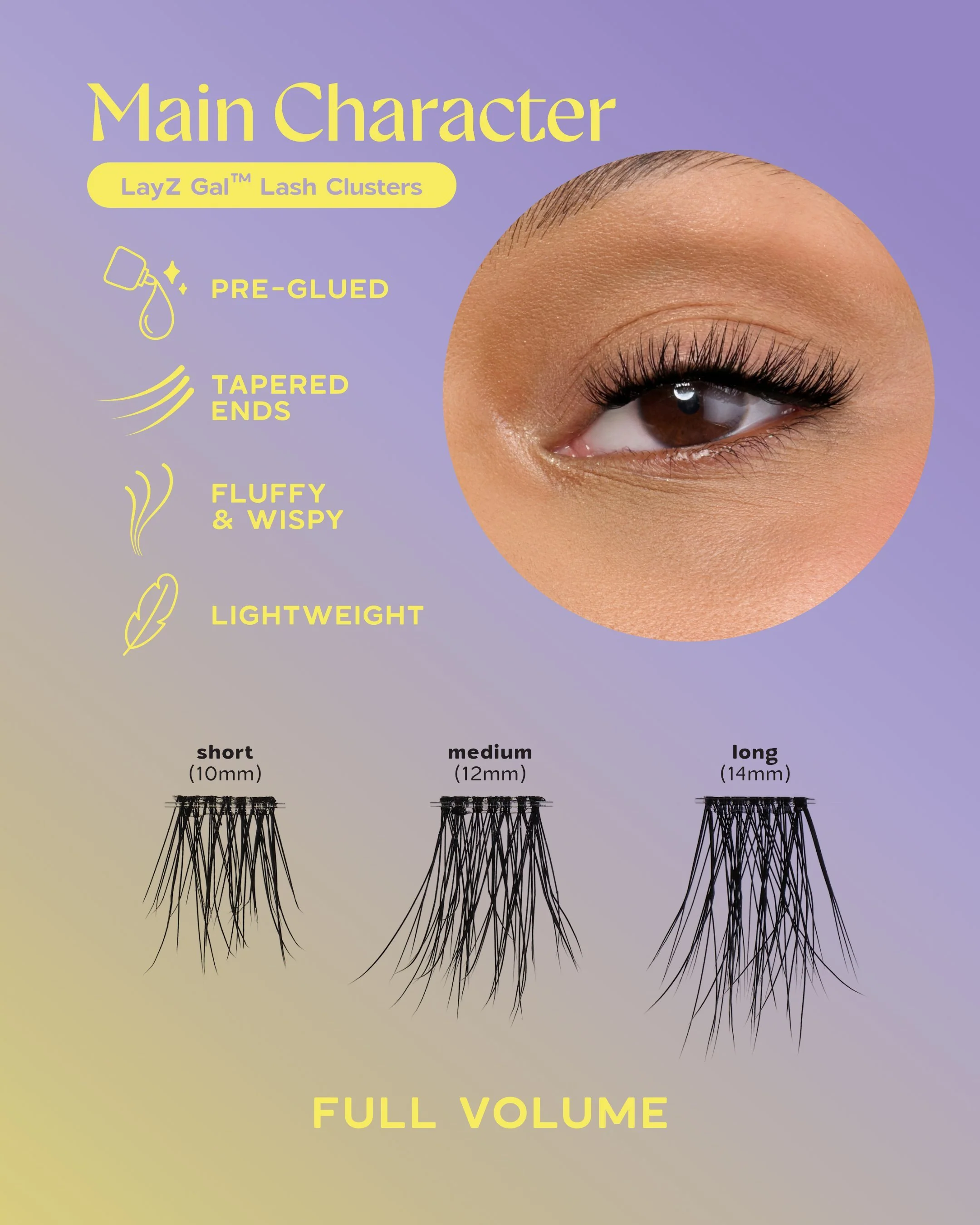 LayZ Gal™ Lash Clusters - Main Character - Image 4